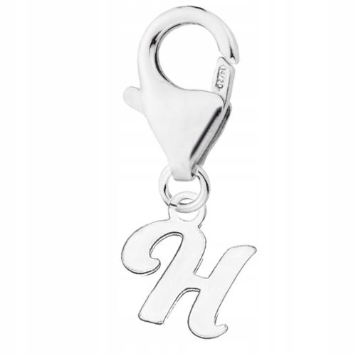  Hanging pendant Letter H silver 925