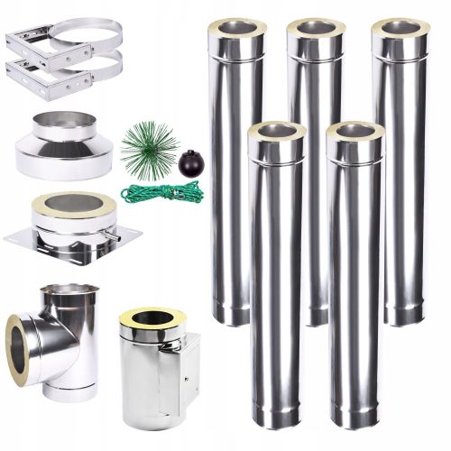 Slim Plus steel chimneys 1.0 Fi180/5m DISCOUNT