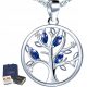  Tree of Happiness Necklace Zircons Silver 925