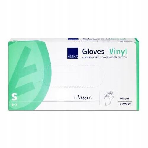  Abena disposable vinyl gloves size S 100 pcs.