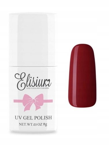  Hybrid nail polish color varnish Elisium 034 Bloody Mary 9 ml