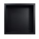 Bathroom Shelves Integrated Wall Shelf Hydro-era 30x30x7 cm black