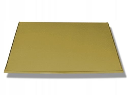 Sheet metal in front of the fireplace, satin brass, 80x50cm B