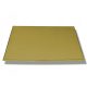 Sheet metal in front of the fireplace, satin brass, 80x50cm B