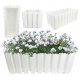  Prosperplast flowerpot 38 cm x 18 x 16.2 cm, white plastic