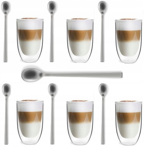 Glasses and Cups Vialli Design Latte Glasses 350 ml 6 pcs.