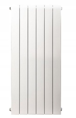  Faral 514 W aluminum radiator white 240 x 880 x 95 mm - side connection