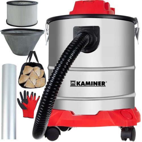 Vacuum cleaner for grill, stove and fireplace ash Kaminer ODK005-20L 1200 W industrial vacuum cleaner