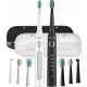  2 x FAIRYWILL sonic toothbrush case with 8 heads