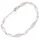  Silver Bracelet 925 long waves