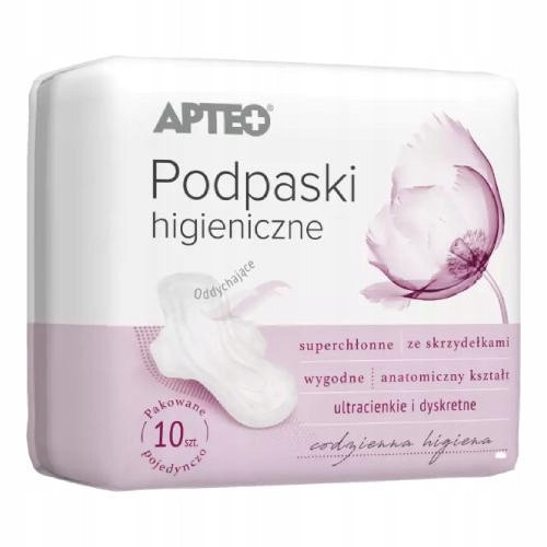  APTEO ultra thin sanitary pads, 10 pieces
