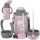  N'oveen TB566 Pink Solid Water Bottle 300 ml