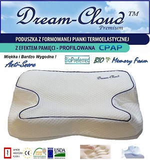 Pillow Dream-Cloud DCCPAP1 orthopedic sleeping pillow 34 x 54 cm