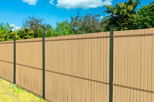 Cover for fence elements 153 x 250 straw