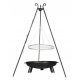  GARDEN GRILL HANGING TRIPOD FIREPLACE 70CM