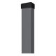 Shade net for fence - POSTS for panels 60x40mm ANTHRACITE Graphite H=200 cm