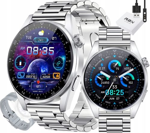  SMARTWATCH Rubicon men's watch CONVERSATIONS STEPS SMS POLISH MENU SPORT SMART