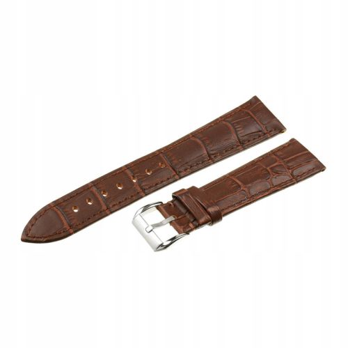  Watch Strap 18MM BROWN Leather Crocodile