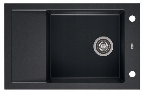 Moderno Buddy 40 single-bowl sink, black granite