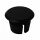 Plugs and caps for gates and fences 10 mm - HOLE PLUGS, flat - BLACK - 100 pcs