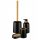 Bathroom accessories sets Set bathroom accessories ESPINO SET 4 ELEMENTS BLACK 4 elements in black, brown and beige tones