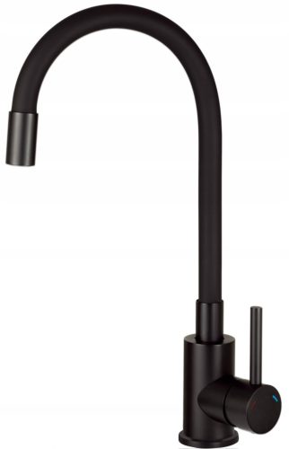 Deante Luno floor-standing kitchen faucet, black