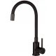 Deante Luno floor-standing kitchen faucet, black