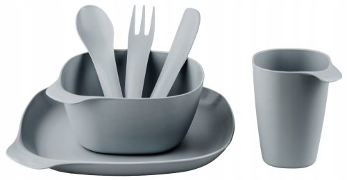  Practical plastic tableware set