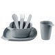  Practical plastic tableware set