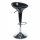  Beauty System Stool, black, 80 cm, plastic