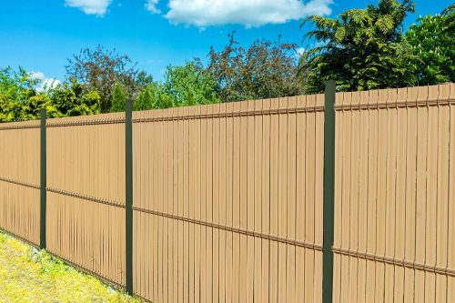 Cover for fence elements 123 x 250, straw