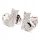  Silver earrings 925 cat with zircons stud