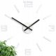  ModernClock wall clock, white, red tones, 30 cm