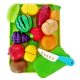  SMILY PLAY Vegetables fruit cutting tray knife