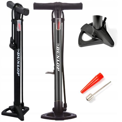  DUNLOP BIKE FLOOR PUMP Standpumpe schwarz