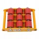 TRANSPORT ROLLERS OF MACHINE TROLLEYS, 15T LIFT