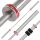  BELTOR STRAIGHT OLYMPIC CHROME BAR 220 CM 50mm UNIVERSAL + CLAMPS