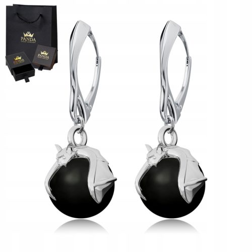  Silver Pearl Bat Earrings Gift For Her Birthday Anniversary 925