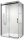 EDEA series shower cubicle with sliding doors 100 x 80 cm