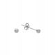  Silver Earrings 925 Small Balls Balls 3mm