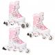  Raven Laguna Blanc/Rose 34-37 Patins en Caoutchouc