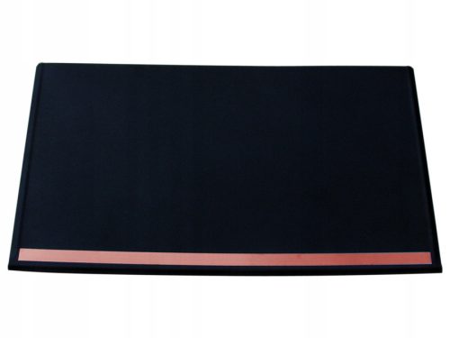 Sheet metal in front of the fireplace, matt black steel, 100x60cm + cu