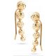  GOLD DIAMOND EARRINGS BALL EARRINGS 585