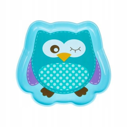  PLASTIC PLATE OWL AKUKU A0072