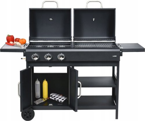  Lund 8.6 kW gas-charcoal grill