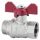  BALL VALVE 1" WZ BUTTERFLY NIPPLE VALVE 1 INCH W/Z