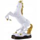 Decorative figures and sculptures for home Resin decorations Junma figure HORSE White A261