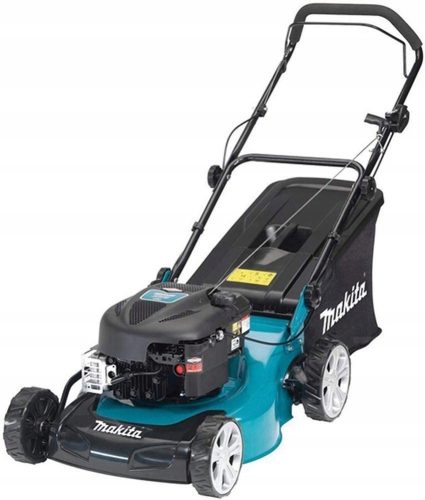 Cordless lawn mower – Makita petrol lawn mower with basket 140 cm³, basket capacity 60 l, cutting width 46 cm