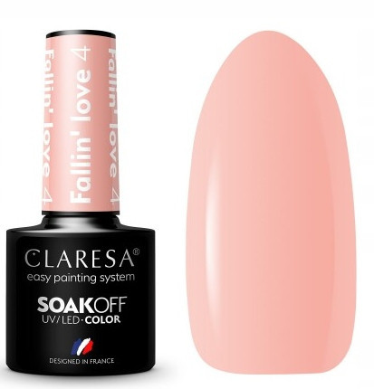 CLARESA UV/LED HYBRID NAIL POLISH FALLIN' LOVE 4