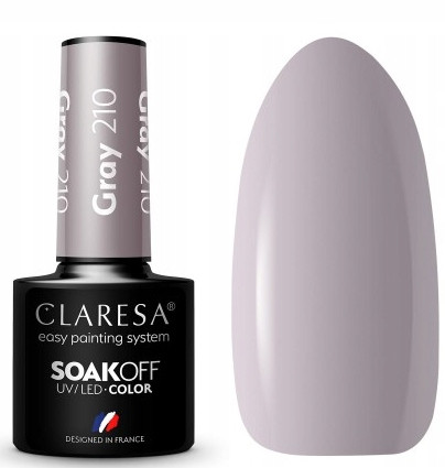  Claresa Hybrid Gray 210 for nails + SHINE